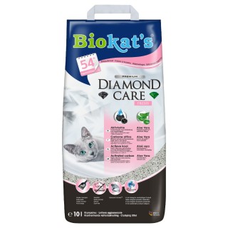 Probierset: 10 l Biokat´s DIAMOND CARE Fresh + 10 l Classic Katzenstreu - 2 x 10 l