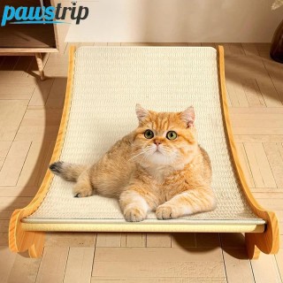 Katzenkratzbrett aus Sisalholz, Kratzbrett für Katzen, Krallenspielzeug für Katzen, verschleißfest, Katzenkratzbaum, Liegestu