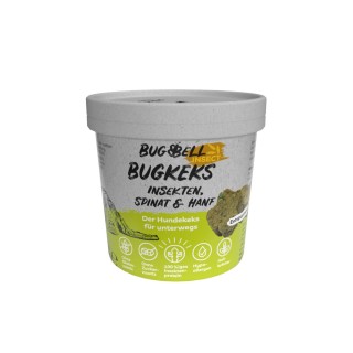 BugBell BugKeks Adult Insekten, Spinat und Hanf - Sparpaket: 4 x 150 g