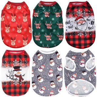 Weihnachts-Hundeweste für kleine und mittelgroße Hunde und Katzen, Kostüm, Neujahrsgeschenk, Haustierkleidung, süßes Weihnach