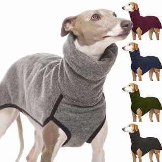 Mode Hund Haustiere Weste Rollkragen Jacke Warm Halten Haustier Kleidung Winter Mantel Pullover Plus Größe S schwarz