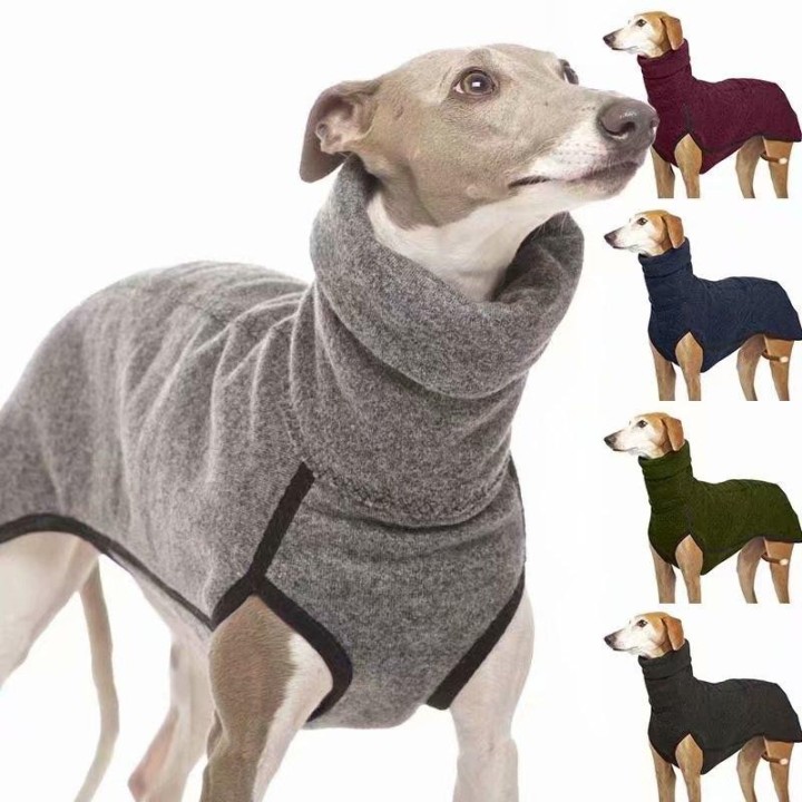 Mode Hund Haustiere Weste Rollkragen Jacke Warm Halten Haustier Kleidung Winter Mantel Pullover Plus Größe S schwarz