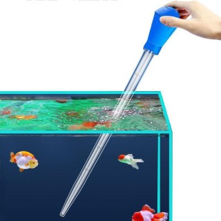 Verlängern Sie Pipetten, Aquarium-Siphon, Aquarium-Staubsauger, einfaches Reinigungswerkzeug für Aquarium-Wasserwechsler, 28