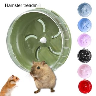 Laufrad für Hamster, glatte Kante, bissfest, für Hamster, Meerschweinchen, Übungsspielzeug, Heimtierbedarf S grün