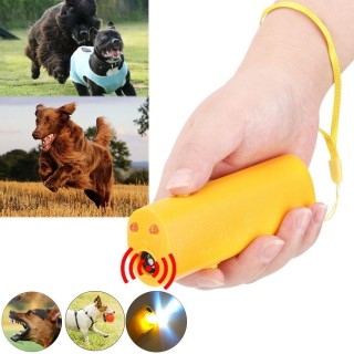 Haustier-Hundevertreiber, Hundetraining, Ultraschall-Ausrüstung, Anti-Bell, aufhören zu bellen, Wohnzimmer mit LED-Taschenlam