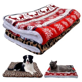 Haustiermatte, atmungsaktiv, feuchtigkeitsabsorbierend, großer Raum, waschbar, verdicktes Ruhetuch, Haustiermatratze, Welpe,