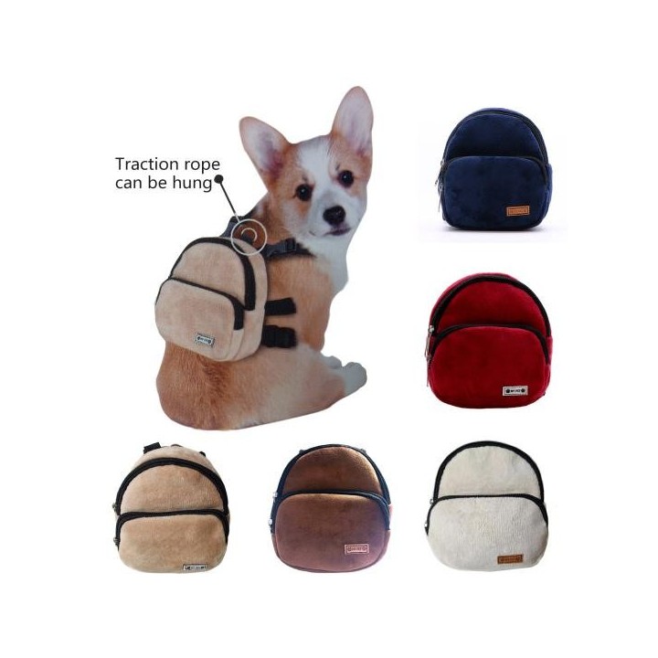 Rucksack mit Reißverschluss, verstellbar, Schnellverschluss, Mini-Größe, für Spaziergänge im Freien, Selbsttrage für Haustier