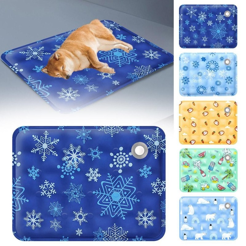 Kühlmatte für Hunde, Sommer, kaltes Bett für kleine und große Hunde, Haustierzubehör, langlebige Decke für Katzen, Sofa, Eisk