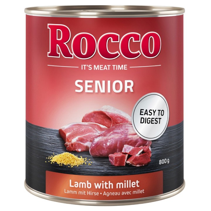 Rocco Senior 6 x 800 g - Lamm mit Hirse