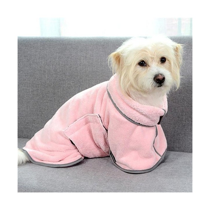 Schnell trocknendes Material, Haustier-Korallen-Fleece-Frottee-Kleidung für Hunde und Katzen, Badetücher, starke Wasseraufnah