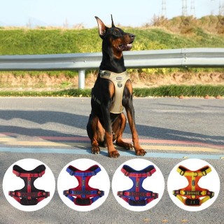 Reflektierendes Hundegeschirr, Hundeleine, explosionsgeschützte Aufladetaktik, geeignet für das Training von großen und klein