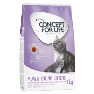 Concept for Life Mum & Young Kittens - Verbesserte Rezeptur! - 3 kg
