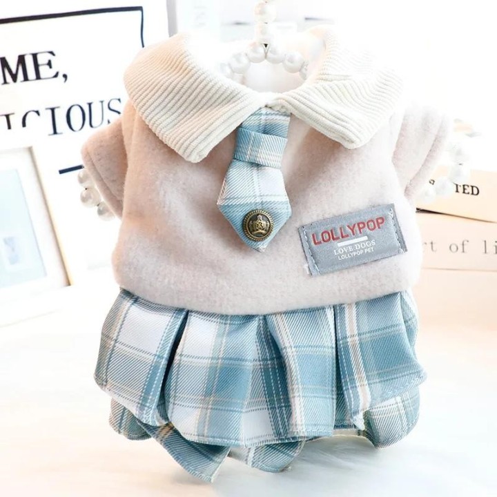 Winter Hundekleid Mantel süße Welpen Jacke Haustier Mantel Hundekleidung für kleine Hunde XS