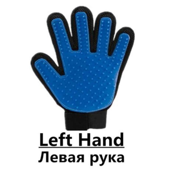 Hunde-Haustier-Bürstenhandschuh, sanfte und effiziente Fellpflege für Haustiere, Katzenpflege, Handschuh, Hundebad, Katzenrei