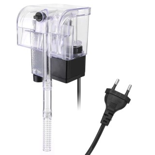 Wasserpumpen Externer Aufhängefilter für Aquarienfilter Aquariumzubehör Sauerstoff-Tauchwasserreiniger Mini-Aquariumfilter