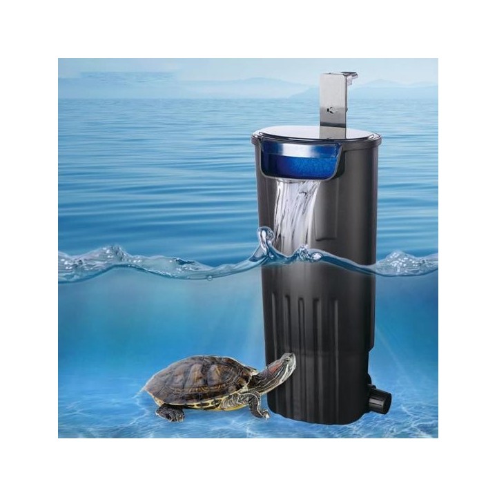Großer Filterraum, ultra-leiser Schildkröten-Tankfilter, schnelle und effektive Filterung für Aquarien