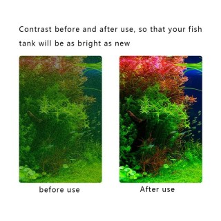 Aquarium-Schaber-Reiniger-Bürsten-Werkzeug-Set, entfernt dicke Rückstände für Fisch-Riff-Pflanzenglas 33cm Standard Scraper