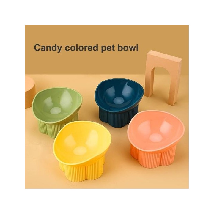 Futternapf für Hunde und Katzen mit erhöhtem Ständer, Futter- und Wassernapf für Katzen, schützt Halswirbel, Rückflussverhind