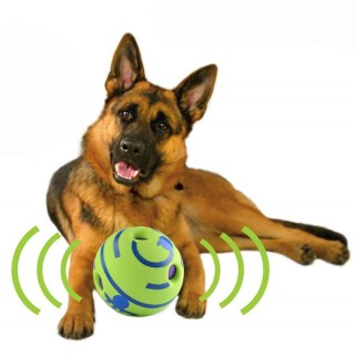 Hundespielzeug Spaß Kichern Geräusche Ball Haustier Katze Hundespielzeug Silikon Springen Interaktives Spielzeug Trainingsbal