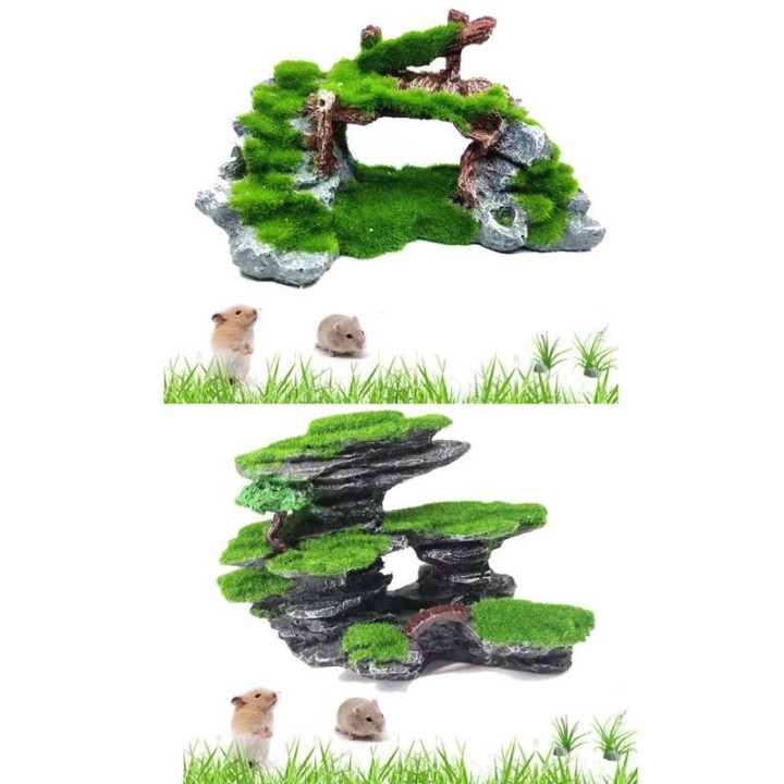 Schildkröten-Aalplattform, künstlicher Baumstamm, Reptilienbecken, Dekoration, Aquarium, Schildkrötenbecken, Klettern Flockin