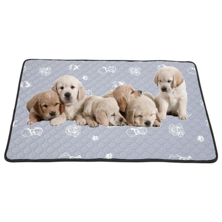 Haustier-Hunde-Pipi-Pad, waschbar, super saugfähig, auslaufsicher, rutschfeste Windelmatte, Haustier-Zubehör für Kaninchen 50