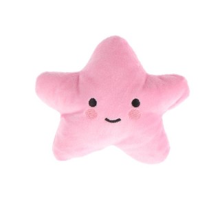 Mini-Sternwolke, weiches Plüsch-Spielzeug, buntes Plüsch-Puppe-Hundehaustier-Spielzeug 13*7cm weiß