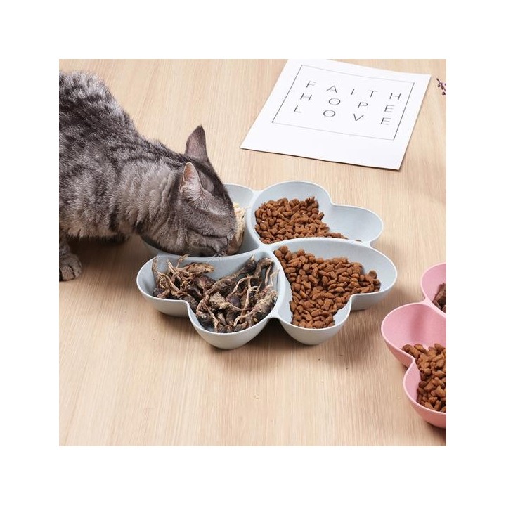 Pet Bowl Division Design Free Cat Multifunktionaler BPA-Futternapf Wasserfutter Heimtierbedarf rosa