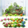 Künstliche Lotuspflanzen, farbenfrohe Aquariumterrasse, kein Ausbleichen, keine Verschmutzung, realistisch, leicht zu reinige
