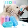 Haustier Zahnbürste Weiche Sanfte Hund Finger Zahnbürste Katze Zahn Reinigung Pinsel Pflege Werkzeuge Pet Liefert rosa