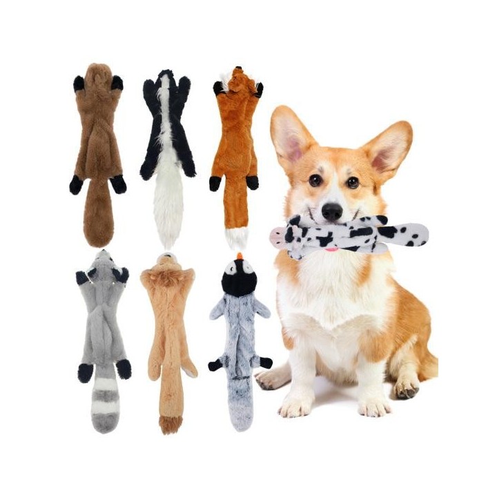 Spielzeug Halten Sie Ihr Haustier aktiv und gesund mit lustigem Plüsch-Soundspielzeug, Zahnreinigung, Vandalismus Animal