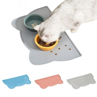 Silikon-Haustiermatte, wasserdicht, für Hunde und Katzen grau