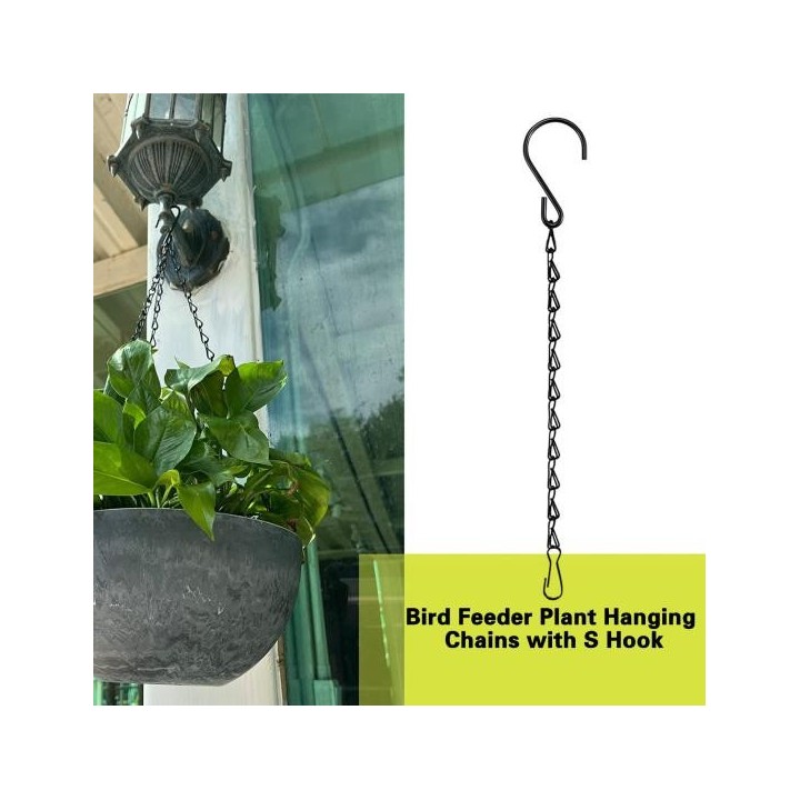 10 Stück Ketten zum Aufhängen von Pflanzen, rostfrei, stark, tragfähig, korrosionsbeständig, verstellbar, leicht aufzuhängen,