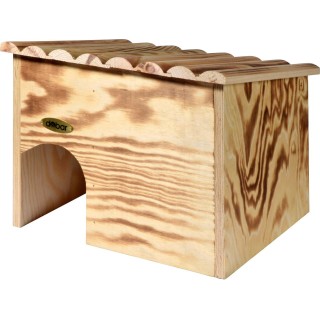 Igelhaus Bausatz mit Labyrintheingang, geflammt