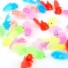 Buntes Mini-Goldfisch-Angelspielzeug - Kleine dekorative Ornamente für die grenzüberschreitende Simulation von Kindern 2.5cm