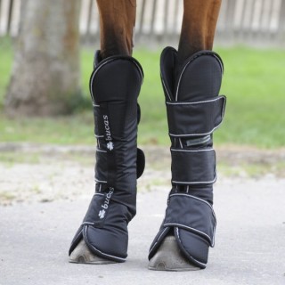 Bucas Freedom Travel Boots - black/white - Transportgamaschen