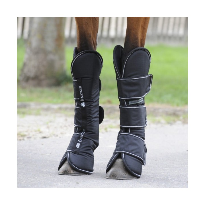 Bucas Freedom Travel Boots - black/white - Transportgamaschen