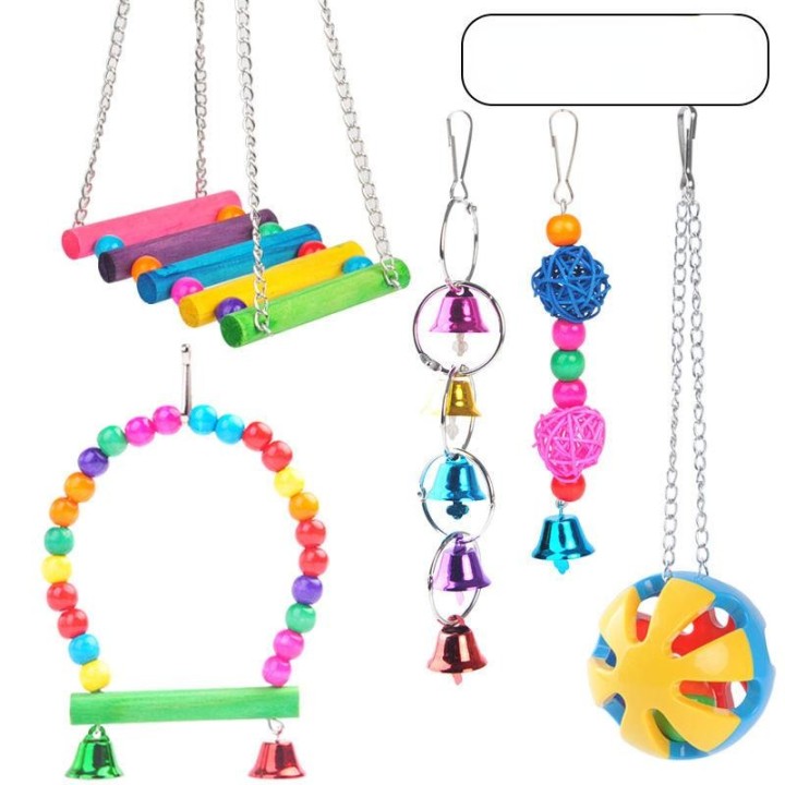 Vogelspielzeug für Papageien, Sittiche, Nymphensittiche, Zubehör, Käfigdekoration, Liebesschaukel, Barsche und Wellensittiche