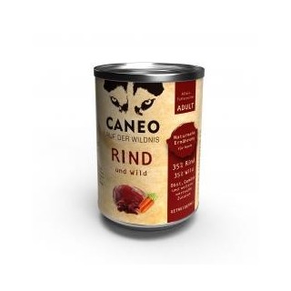 Caneo Ruf der Wildnis Rind und Wild getreidefrei