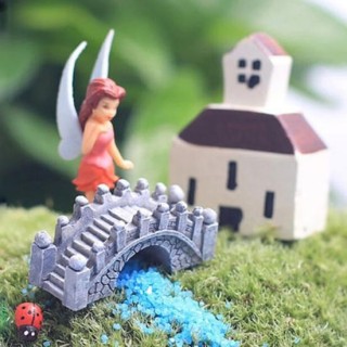 2 Stücke Retro Bogenbrücke Aquarium Aquarium Micro Landschaft Miniatur Ornamente