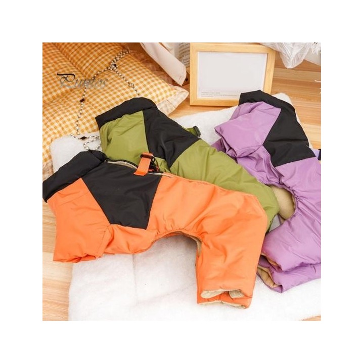 Wintermantel für Hunde, warme Thermojacke für Haustiere, für kaltes Wetter, Einteiler für kleine Hunde, Outdoor-Reisefotograf