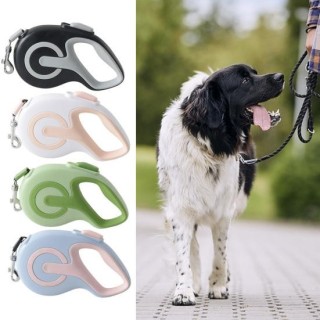 Leine, leichte, rutschfeste Griffe, robuste, glatte Gurtbandleine für kleine bis mittelgroße Hunde 3M weiß