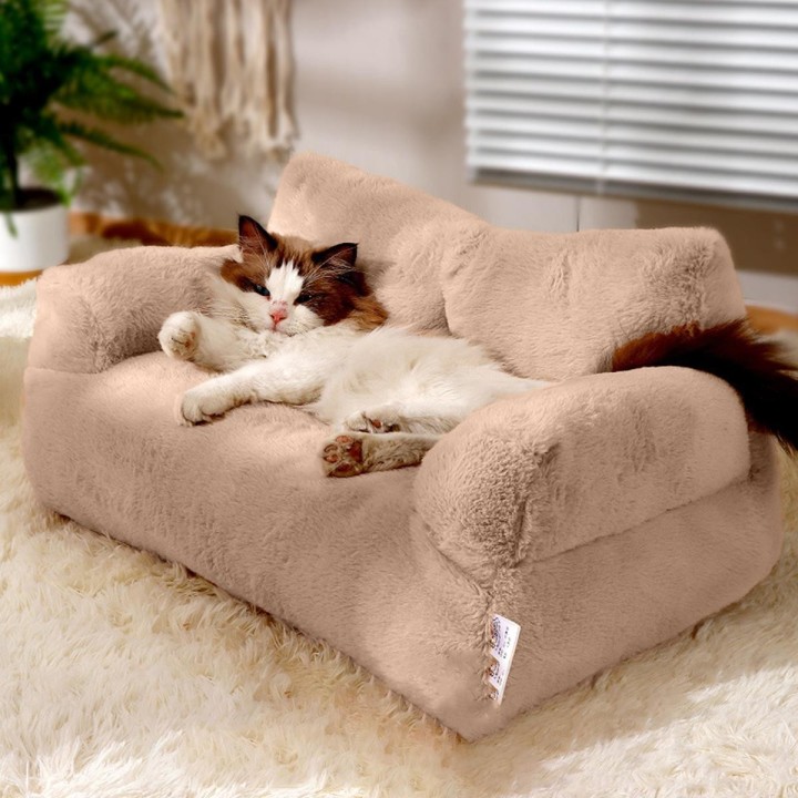 1 Set Haustier Sofa Weiches Bequemes Haustierbett Abnehmbares Waschbares Hundenest Rutschfestes Katzenschlafkissen Heimtierbe