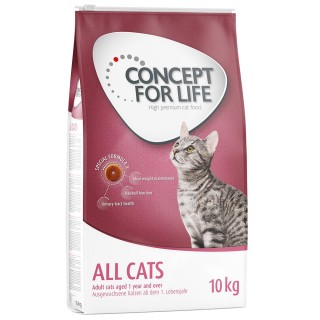 Concept for Life All Cats - Adult Katzenfutter - 10 kg