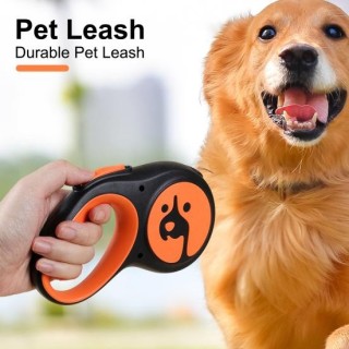 Haustier-Leine, verschleißfest, einziehbar, Hunde-Traktionsleine, ergonomischer Anti-Rutsch-Griff, Haustier-Traktionsseil, He