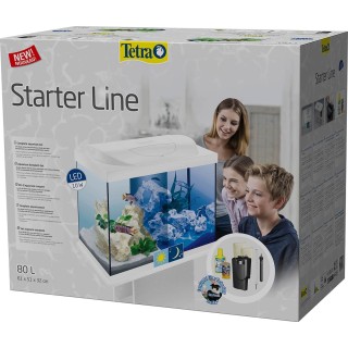 Tetra Starter Line LED Aquarium 80L weiß