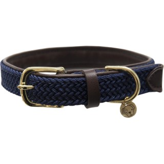 Kentucky Dogwear Geflochtenes Nylon-Hundehalsband navy - XS (37 cm)