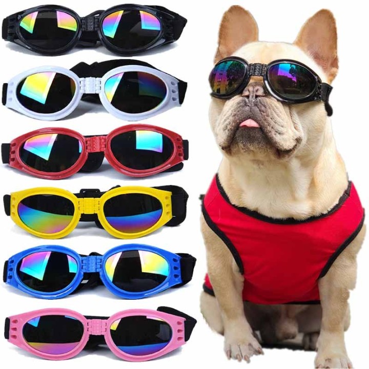 Faltbare Hundebrille in 6 Farben, UV-Schutz, Haustierbrille für Katzen und Hunde, modische Sonnenbrillen, Hundeschutzbrillen,