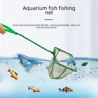 Goldfisch-Schöpfkescher für Aquarien für Kinder – kleines rundes Netz für Zierfischbecken. 3 inches
