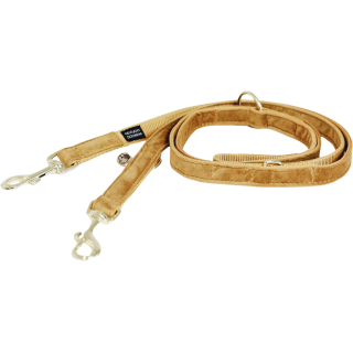 Kentucky Dogwear Hundeleine "Velvet" 200 cm - senfgelb