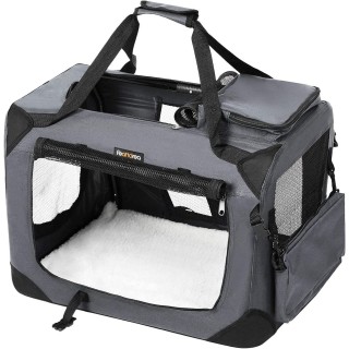 Hundetasche, ca. 70 x 52 x 52 cm - Grau